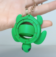 Animal Gyro Keyring