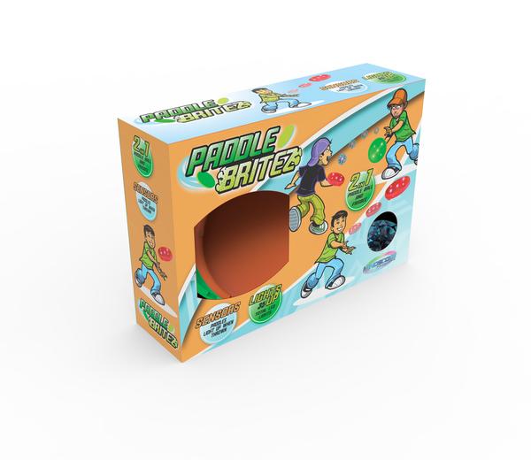 Paddle Britez Light Up Paddle Ball and Frisbee