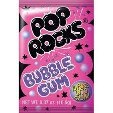 Pop Rocks Bubble Gum/Crackling Gum