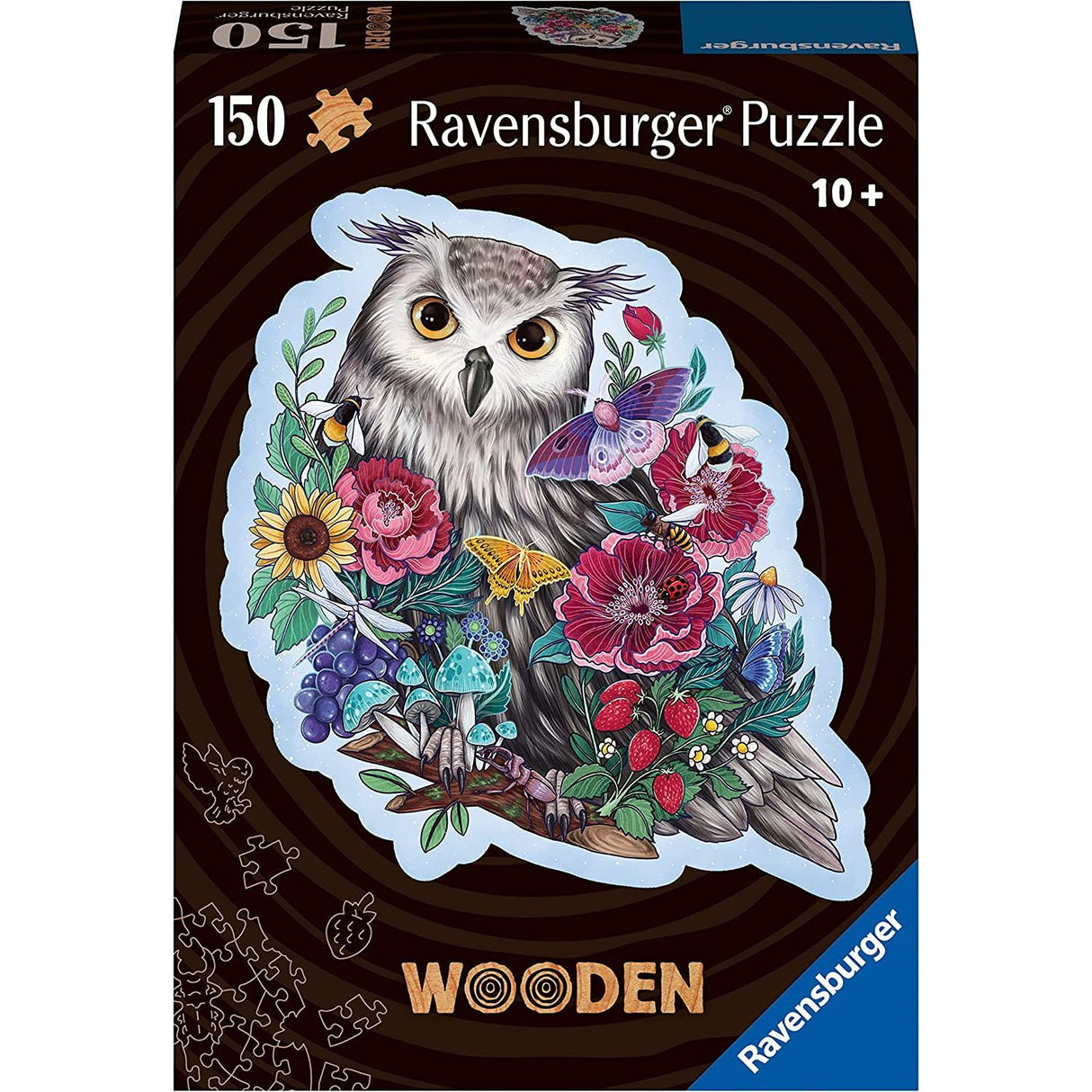 150 pc Wooden Mysterious Owl