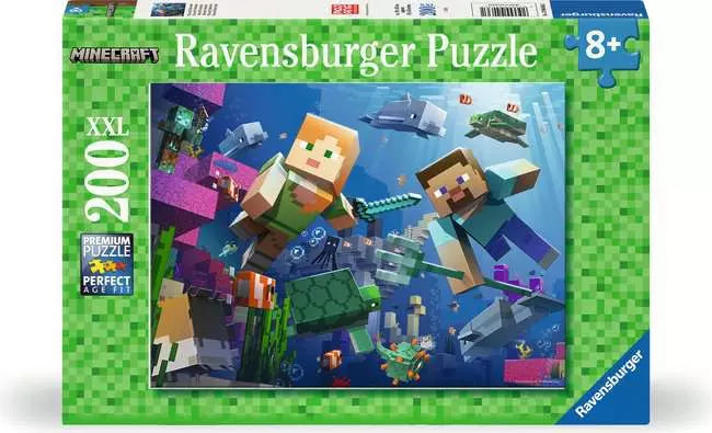 200 pc Minecraft Underwater