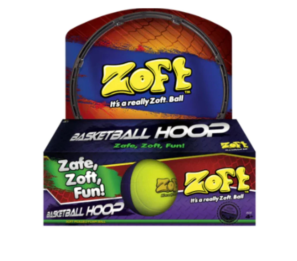 Zoft Basketball Ball and Hoop