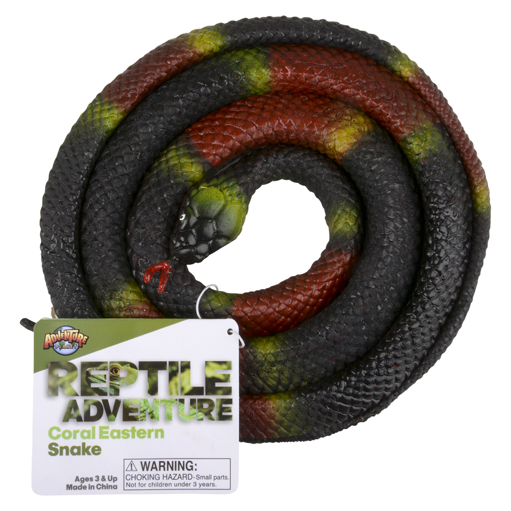 48" Rubber Eastern Coral Snake