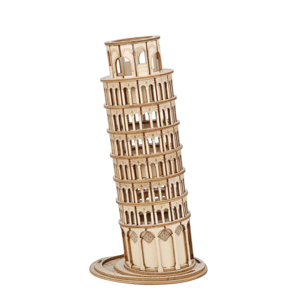 Leaning Tower of Pisa Wooden Puzzle