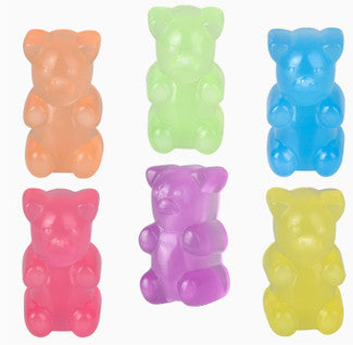 6 pack of 1.5" Squeezy Gummy Bears