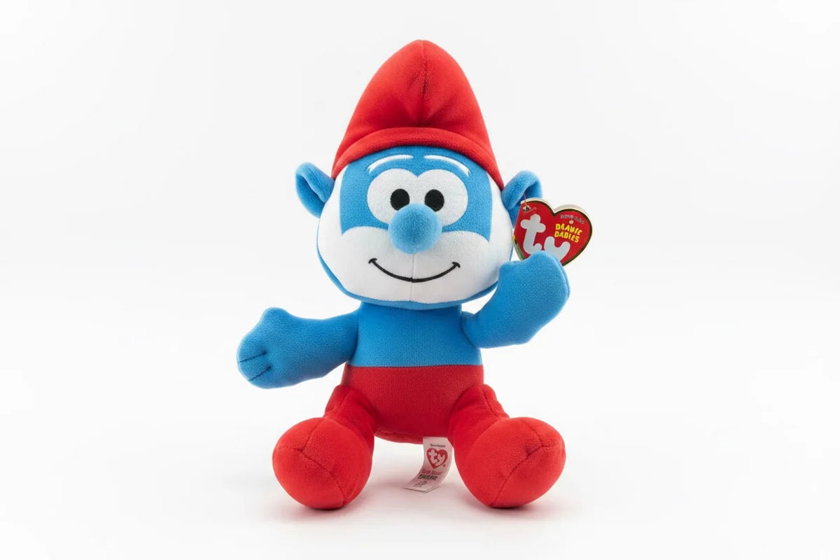 Papa Smurf Beanie Babies Small
