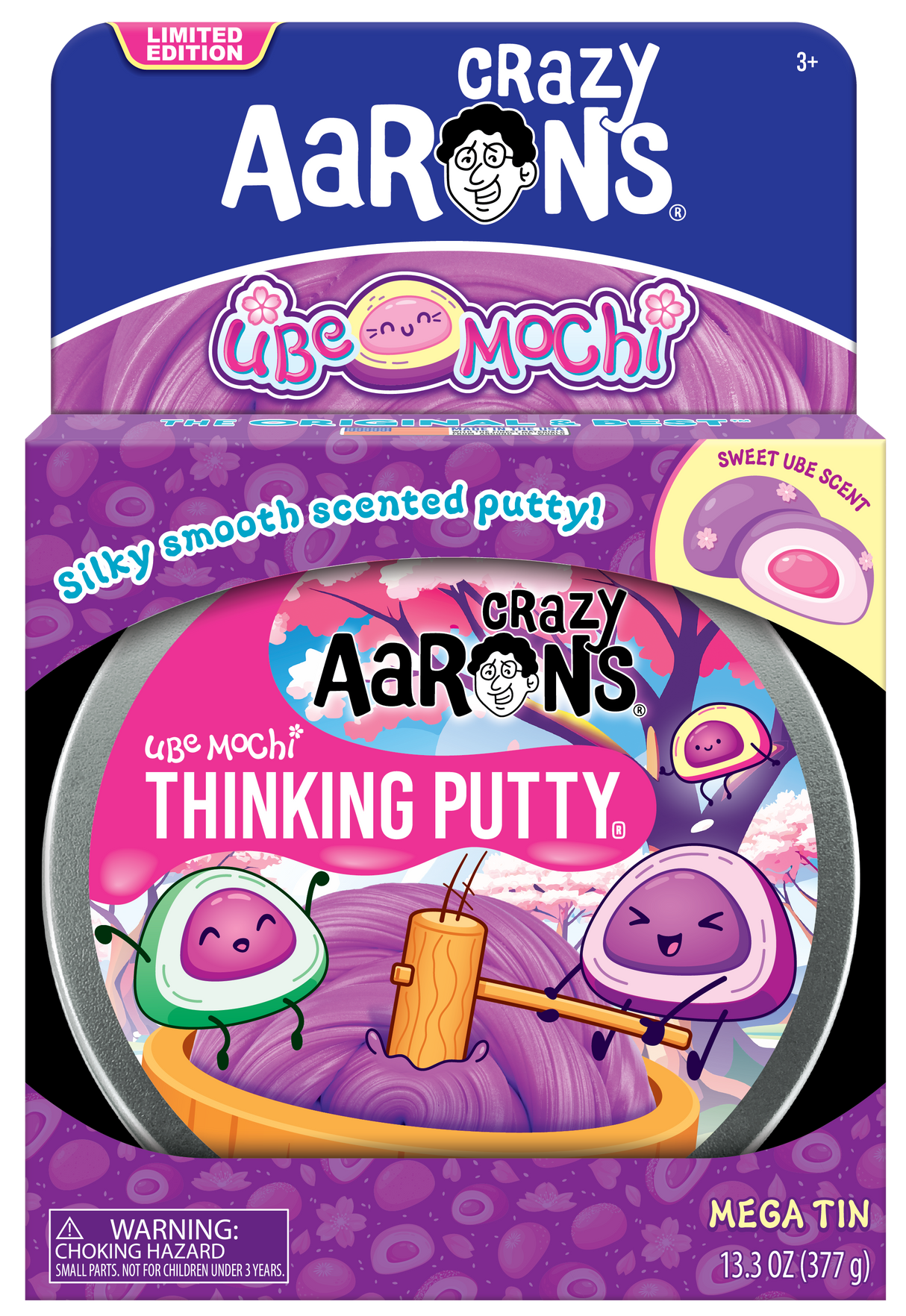 Mega Ube Mochi 1 Pound Thinking Putty Tin