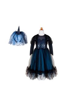 Luna The Midnight Witch Dress & Headband (Size 5-6)