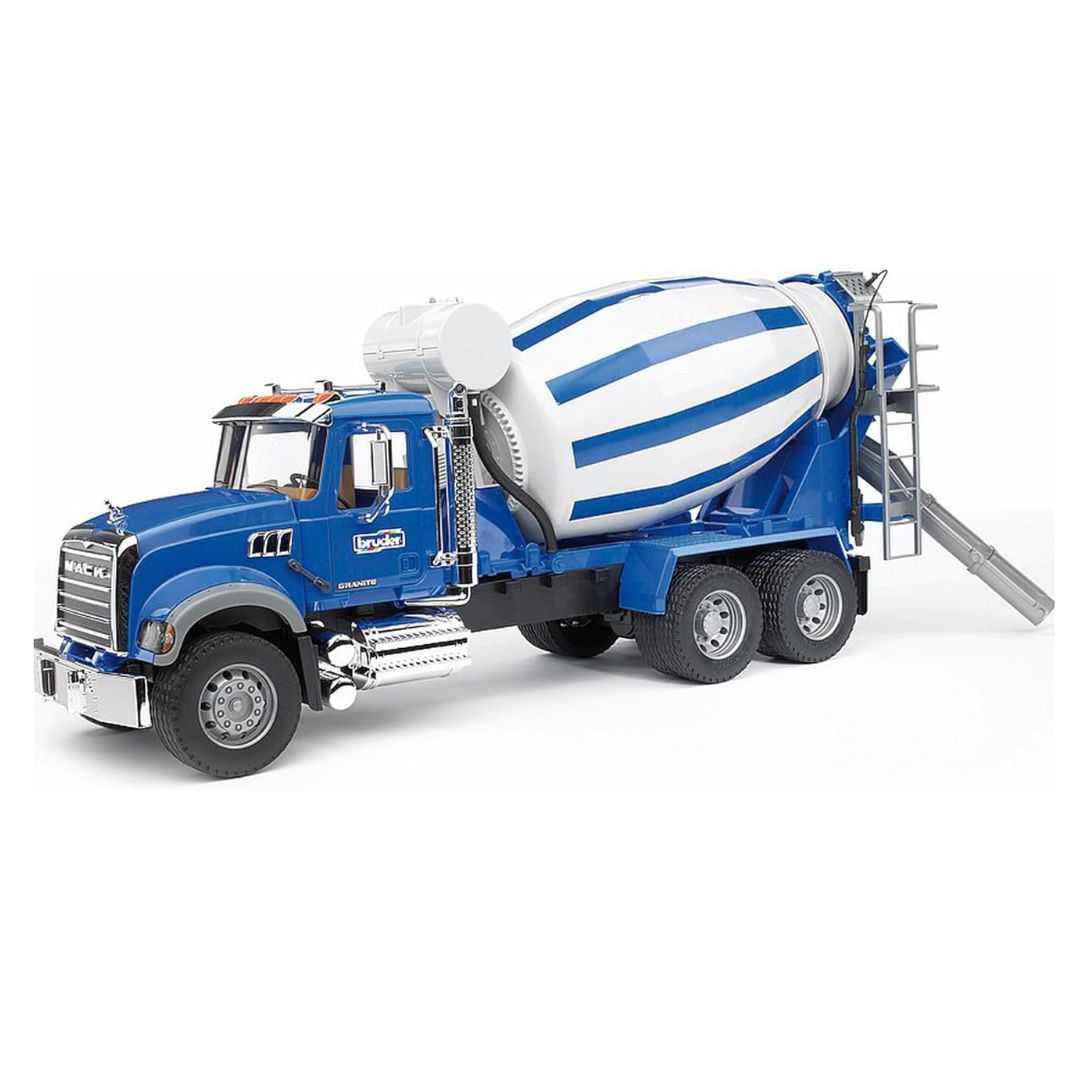 Blue Cement Mixer MACK Granite