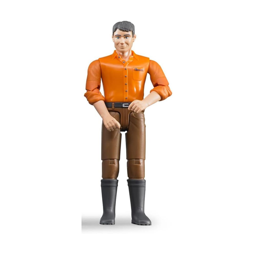 Man Light Skin Brown Jeans