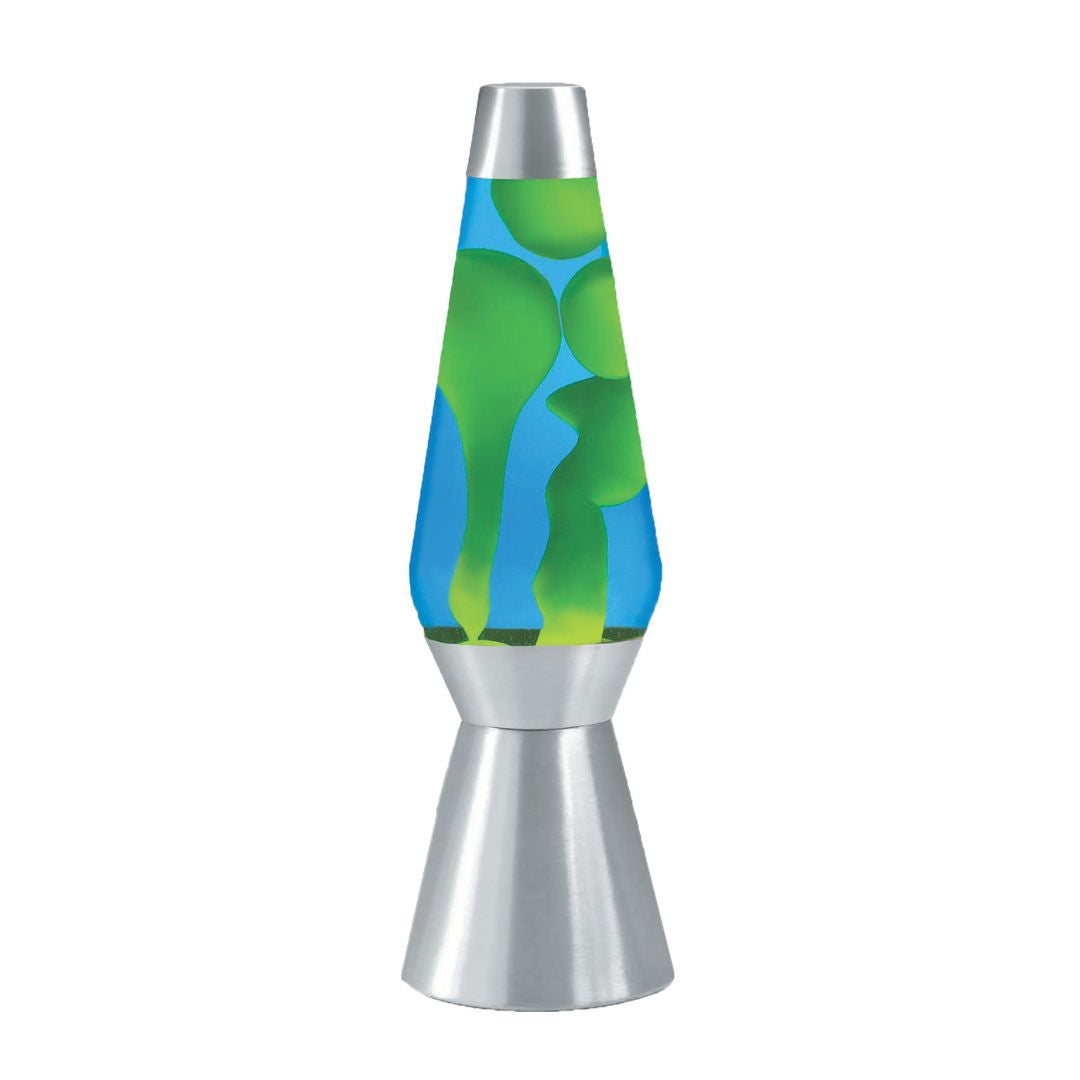 27'' LAVA® Lamp Yellow/Blue/Silver