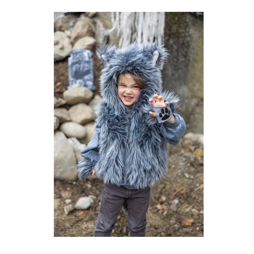 Big Bad Wolf Vest with Gloves (size 5-6)