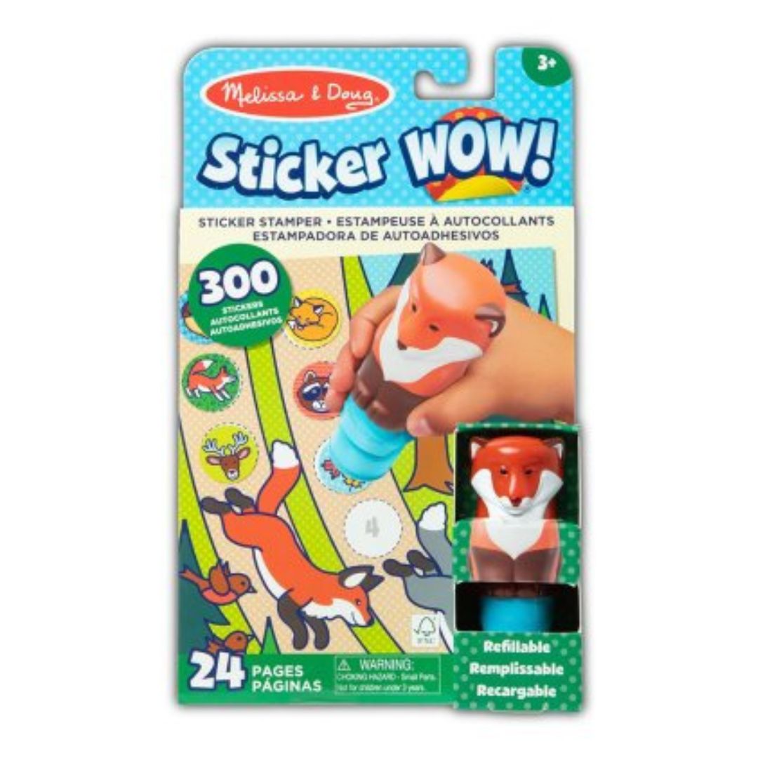 Fox Sticker Stamper Wow