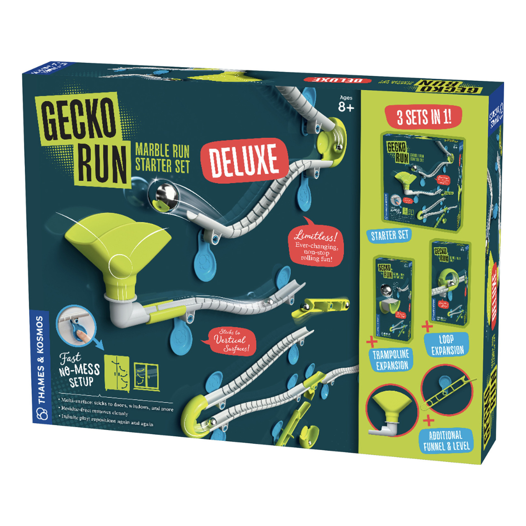 Gecko Run Marble Run Deluxe Starter Set