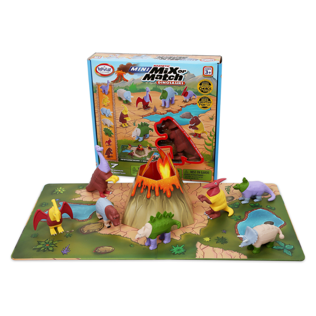 Mini Magnetic Mix or Match Dinosaurs