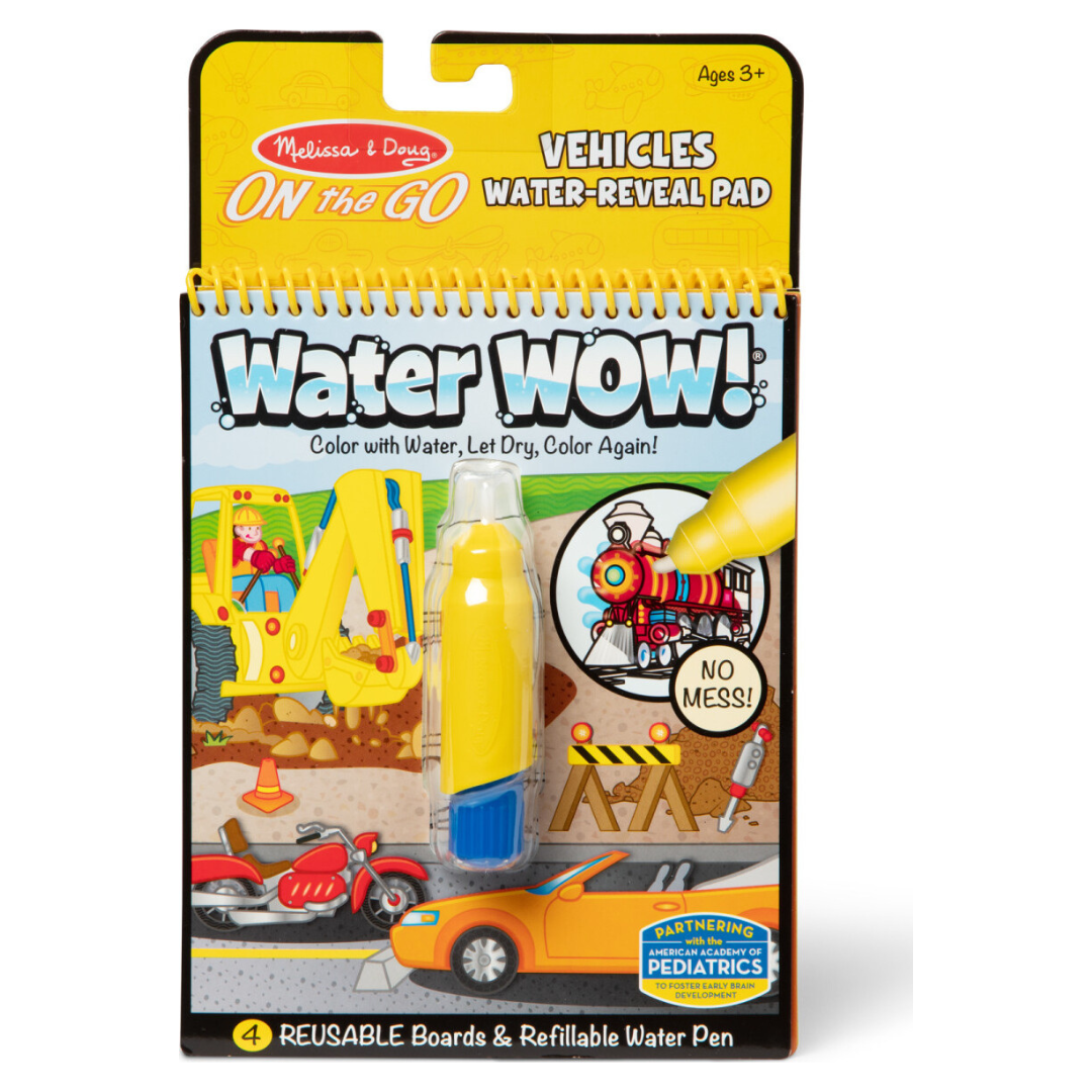Water Wow! Vehicles - On the Go Travel Activity