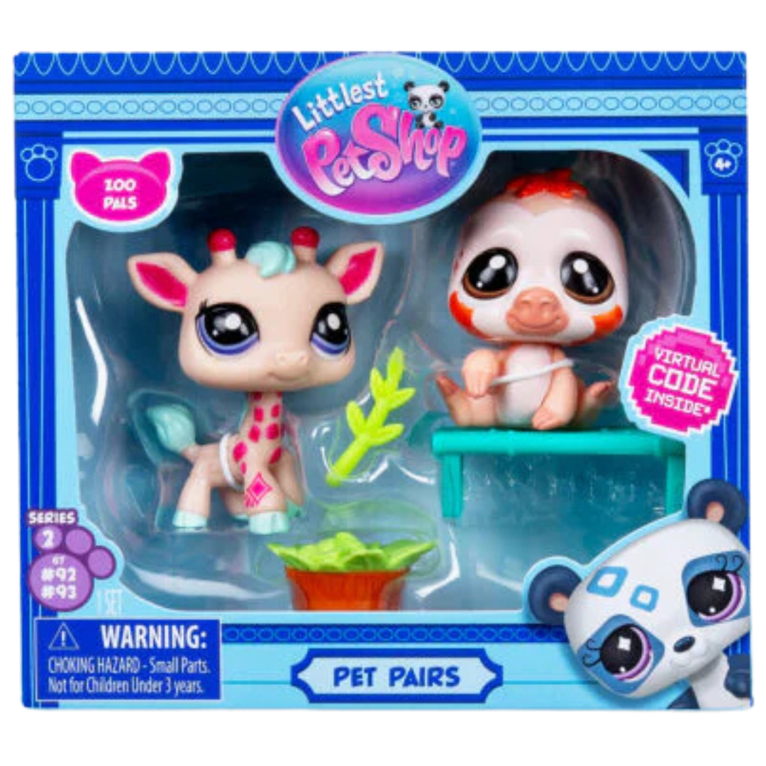LPS Pet Pairs Series 2 #92/93 Zoo Pals