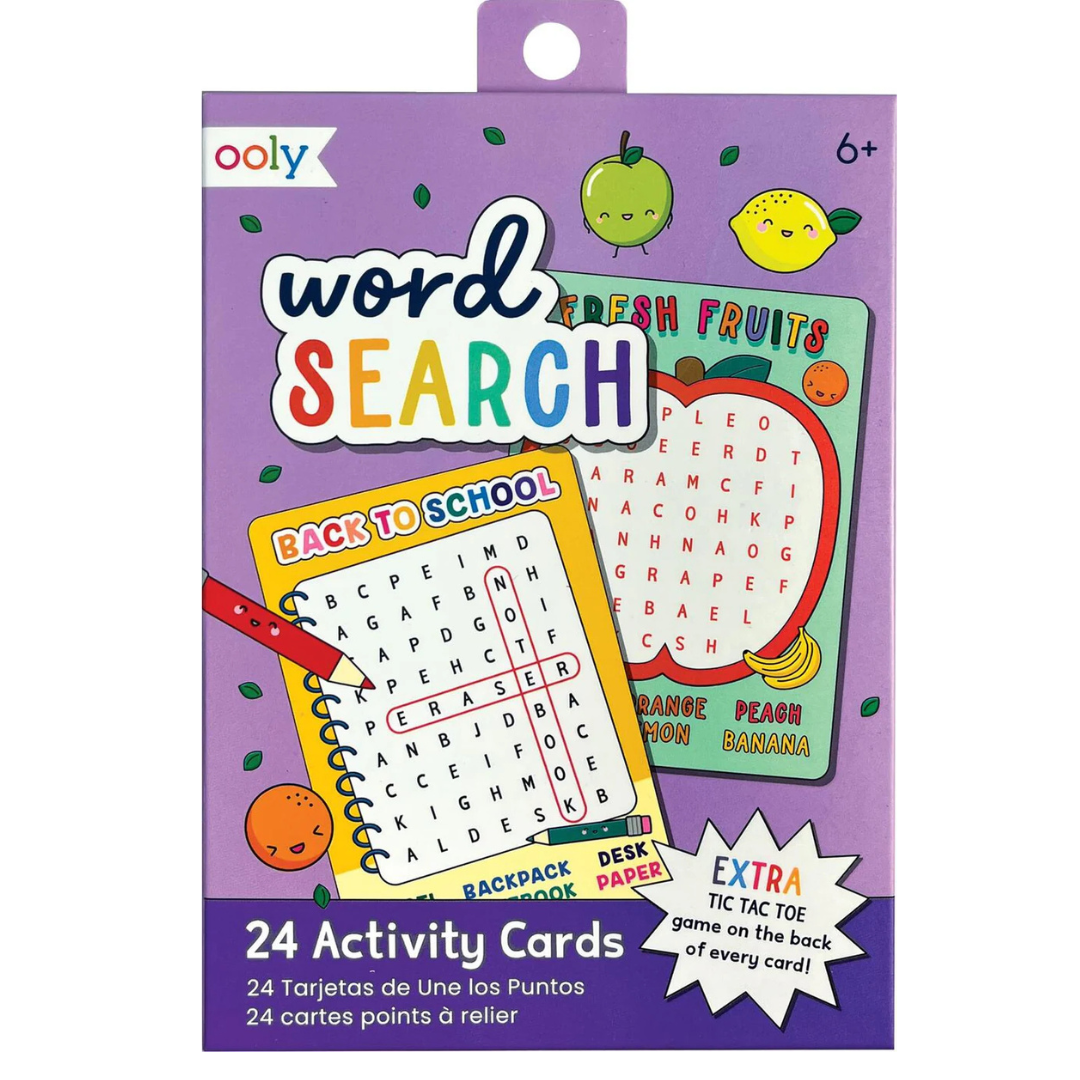 Paper Games: Word Search Activity Cards