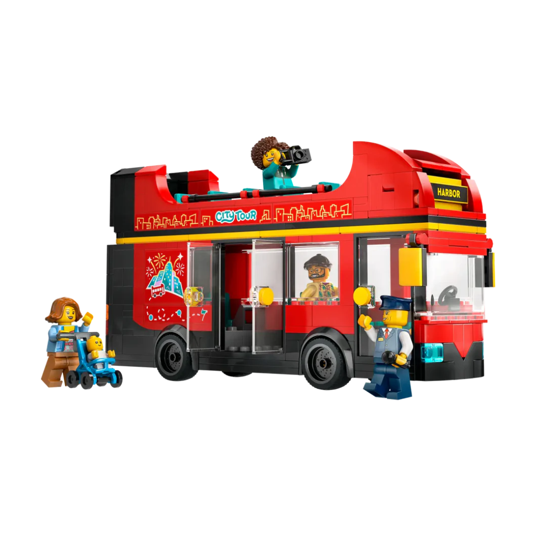LEGO City Great Vehicles: Red Double-Decker Sightseeing Bus
