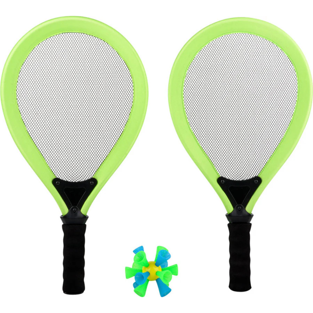 Jumbo Badminton Racket And Bouncy Birdie 21.5"x11.25"
