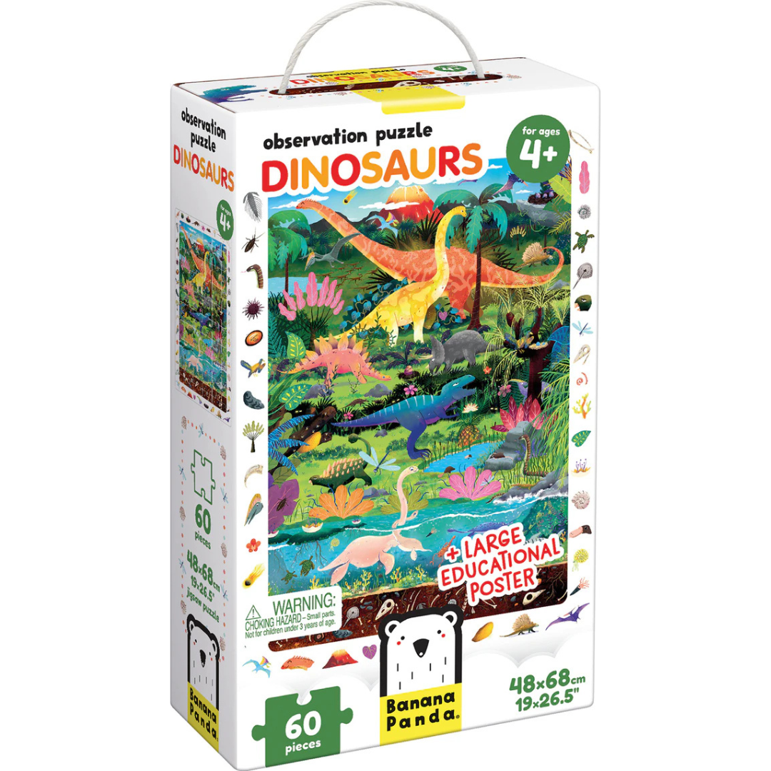 Observation Puzzle Dinosaurs