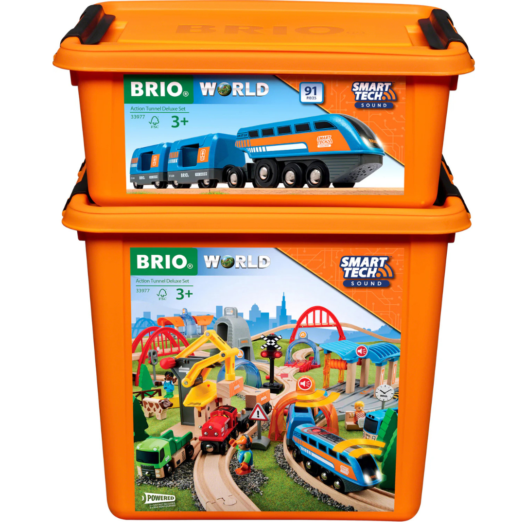 BRIO Smart Tech Sound Action Tunnel Deluxe Set