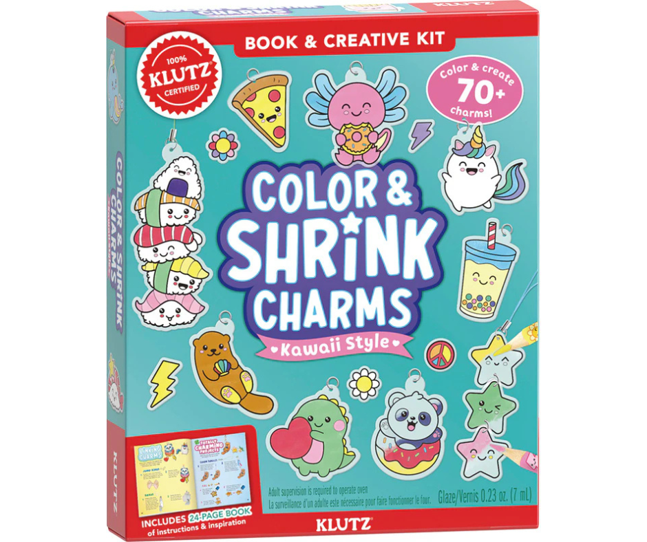 KLUTZ Color & Shrink Charms: Kawaii Style