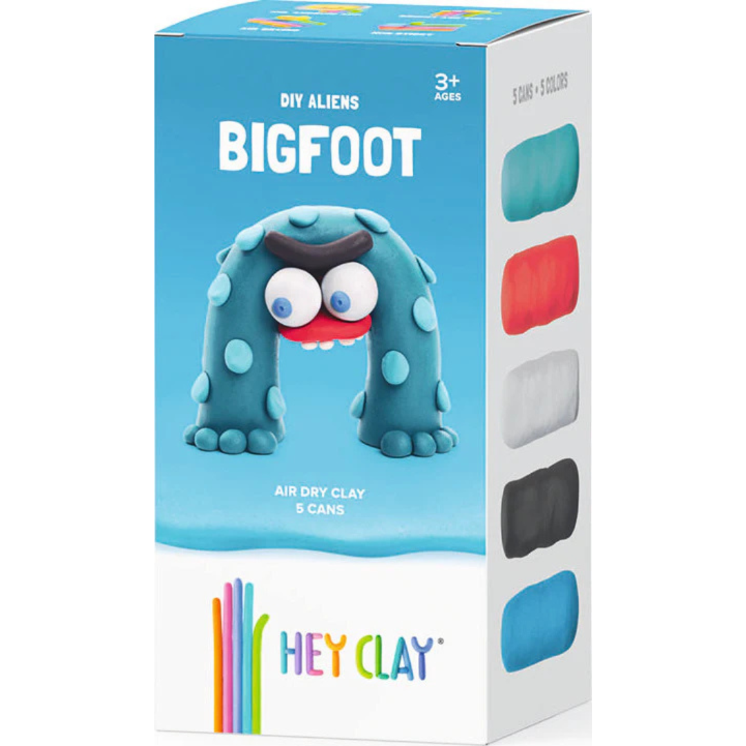 Hey Clay Claymates Bigfoot