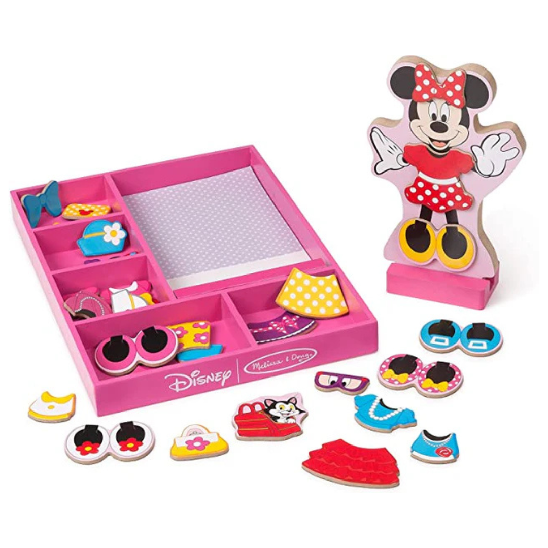 Minnie Wooden Magnetic Dress Up