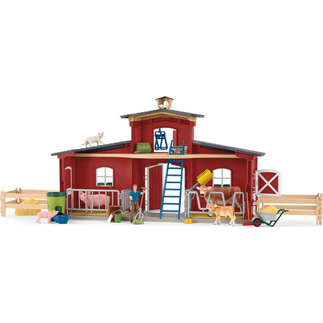Schleich Large Barn with Animals and Accessories