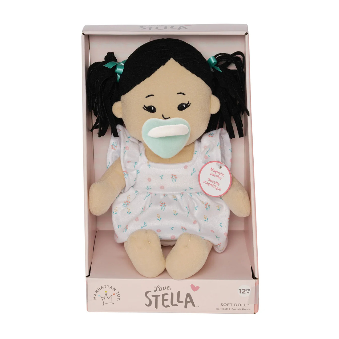 Stella Doll Light Beige with Black Pigtails