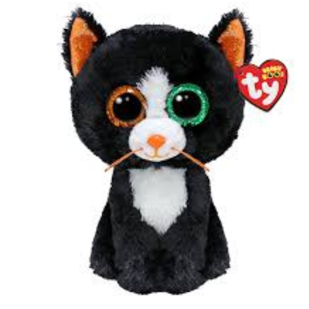 Luna Small Beanie Boos Black Halloween Cat