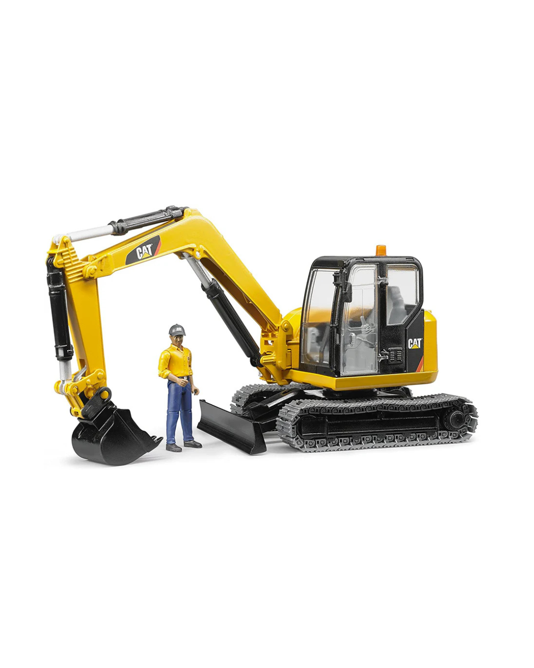 Cat Mini Excavator w/worker