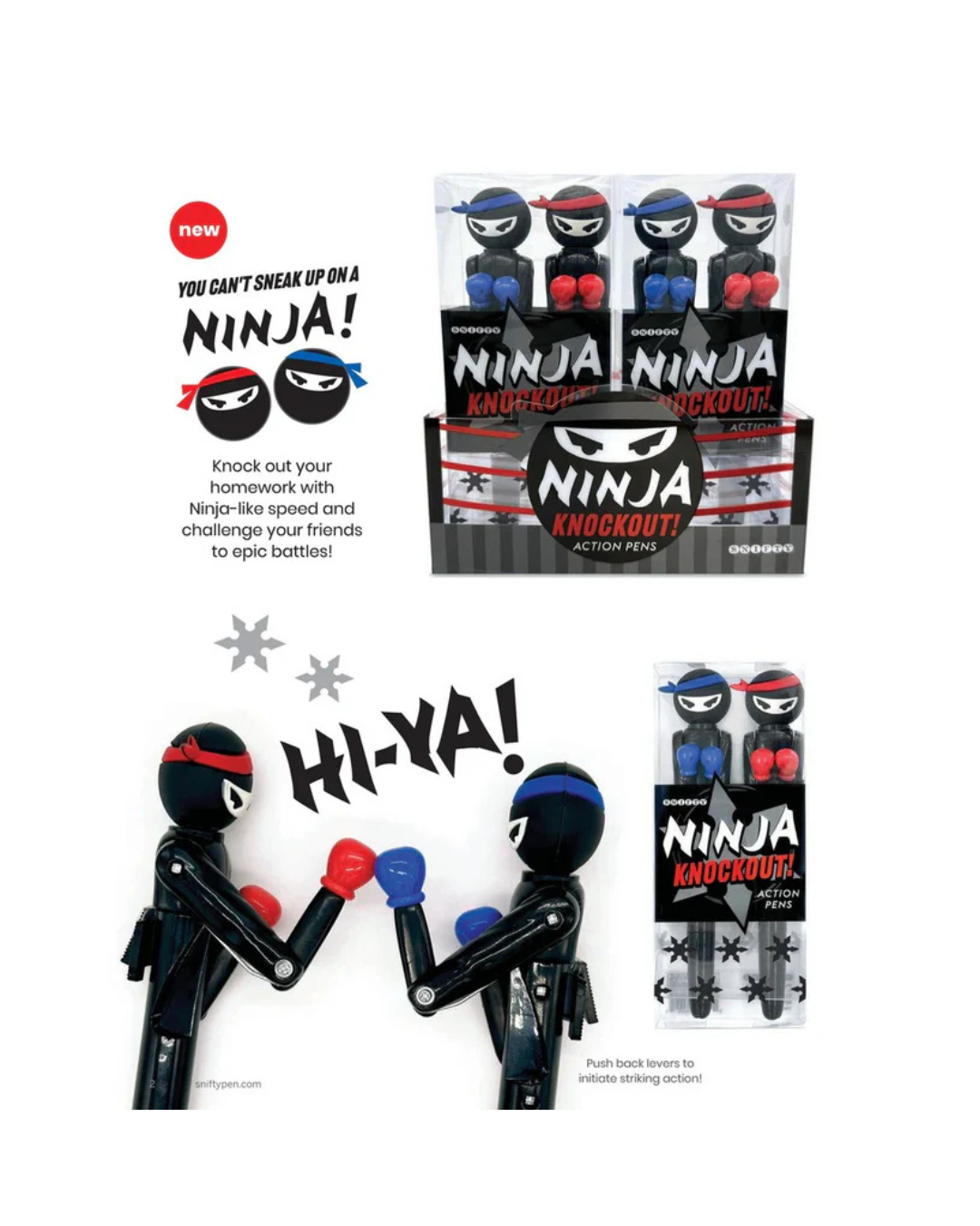 Ninja Knock Out Pens
