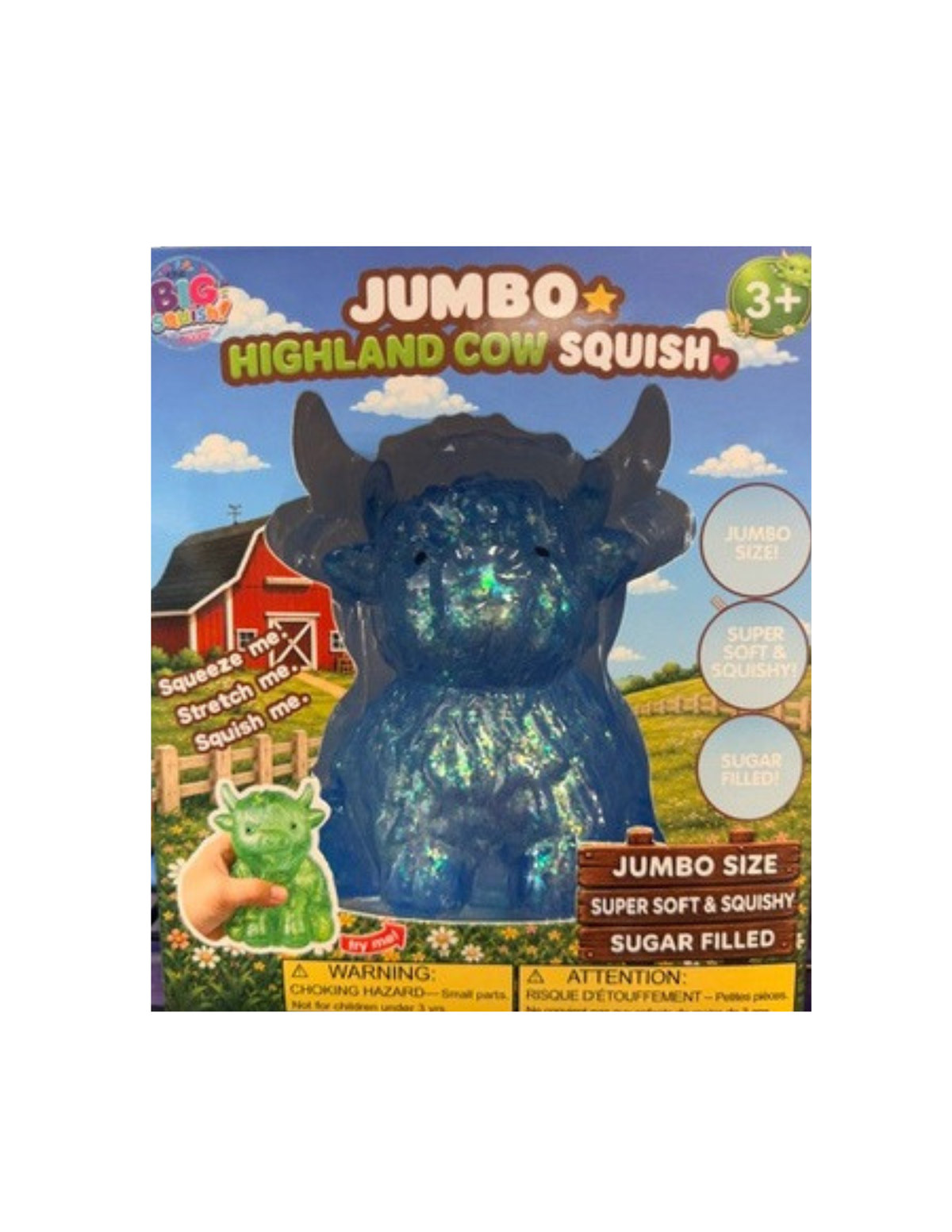 Jumbo Highland Sugar Cow Squish