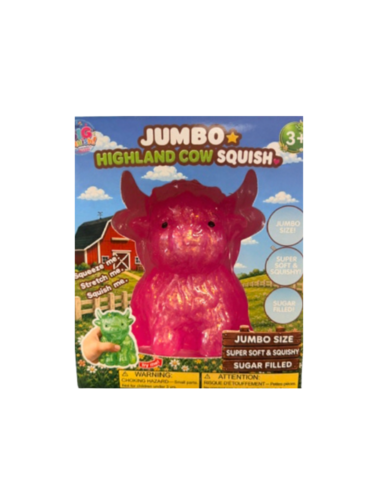 Jumbo Highland Sugar Cow Squish