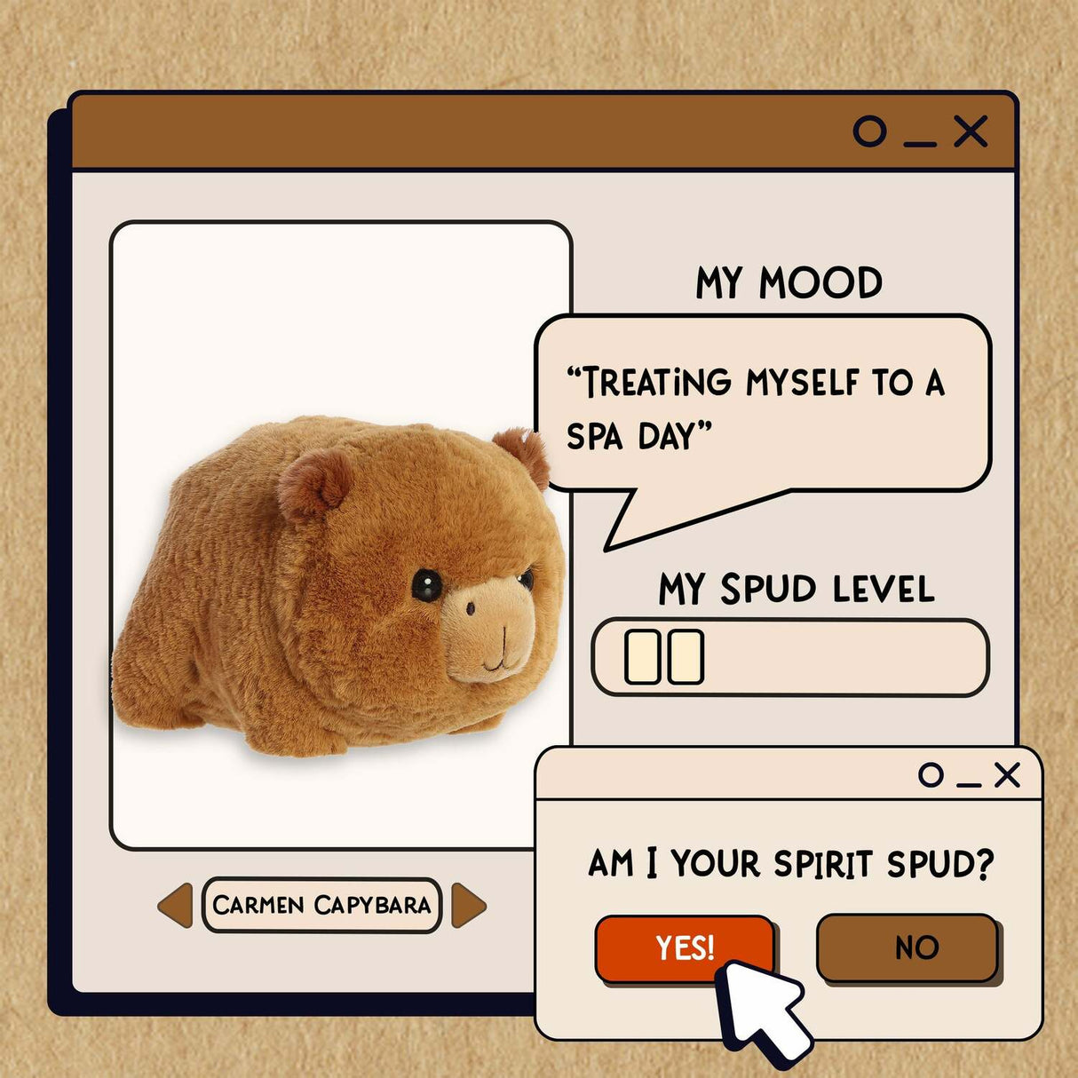 Spudsters - 10" Carmen Capybara