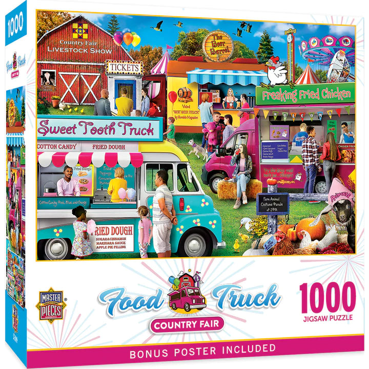 1000 pc Country Fair Food Truck