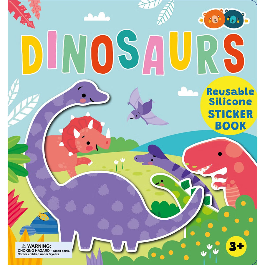 Dinosaur Silocone Sticker Activity