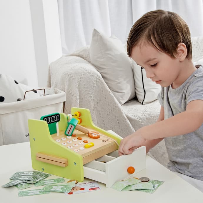 Cash Register Wooden