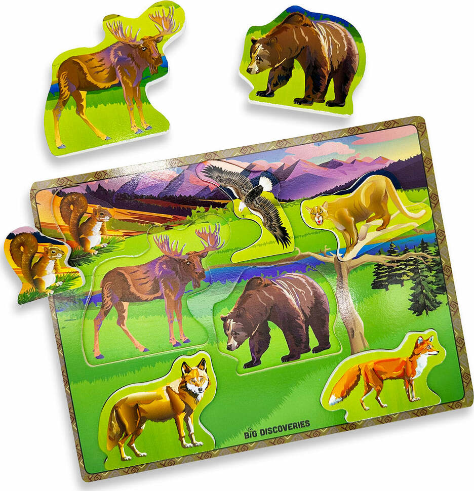 Wooden Puzzle - Forest Animals