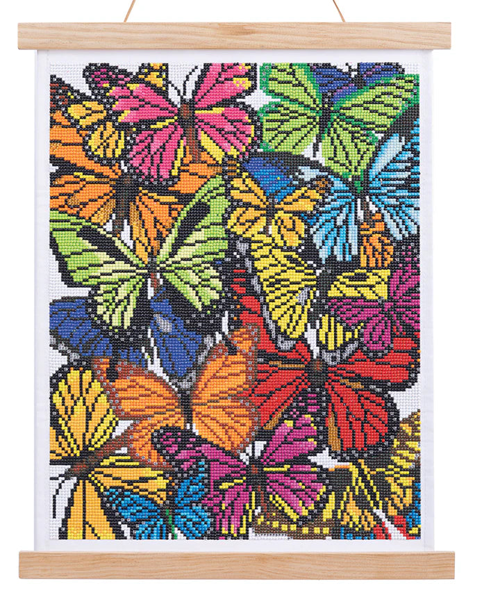 Crystal Art Scroll Kit Technicolour Kaleidoscope