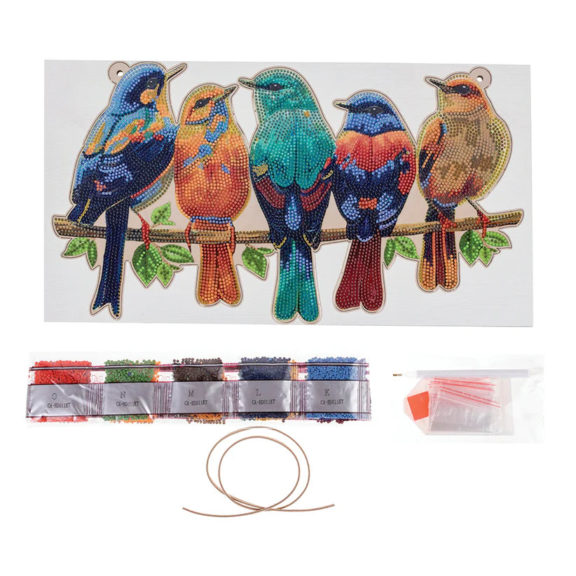 Crystal Art Deco Kit Hanging Song Birds