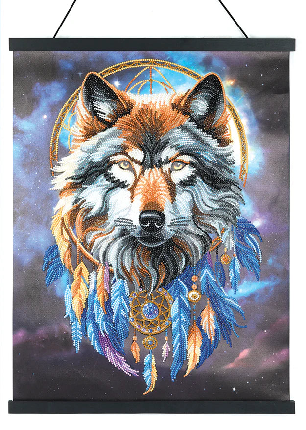 Crystal Scroll Kit Enchanted Wolf