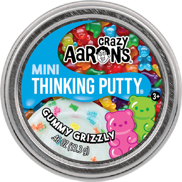Mini Gummy Grizzly - 2" Thinking Putty Tin