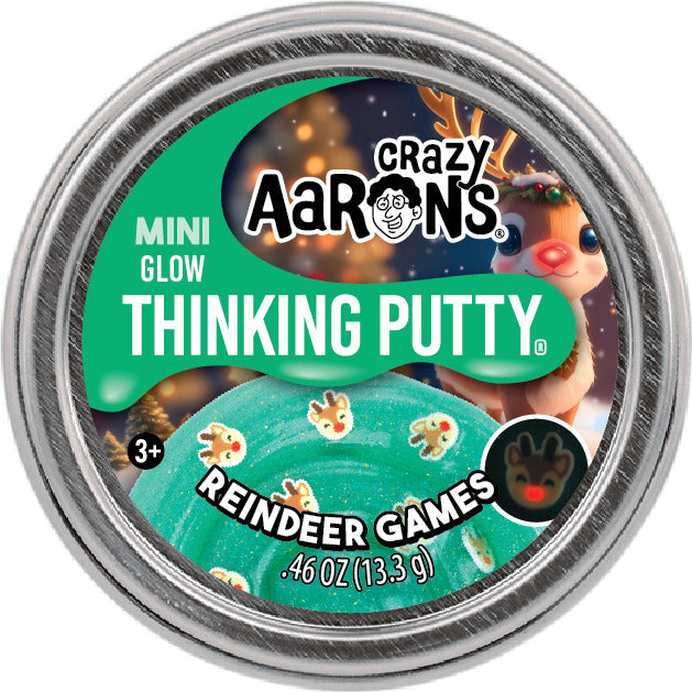 Mini Reindeer Games - 2" Thinking Putty Tin