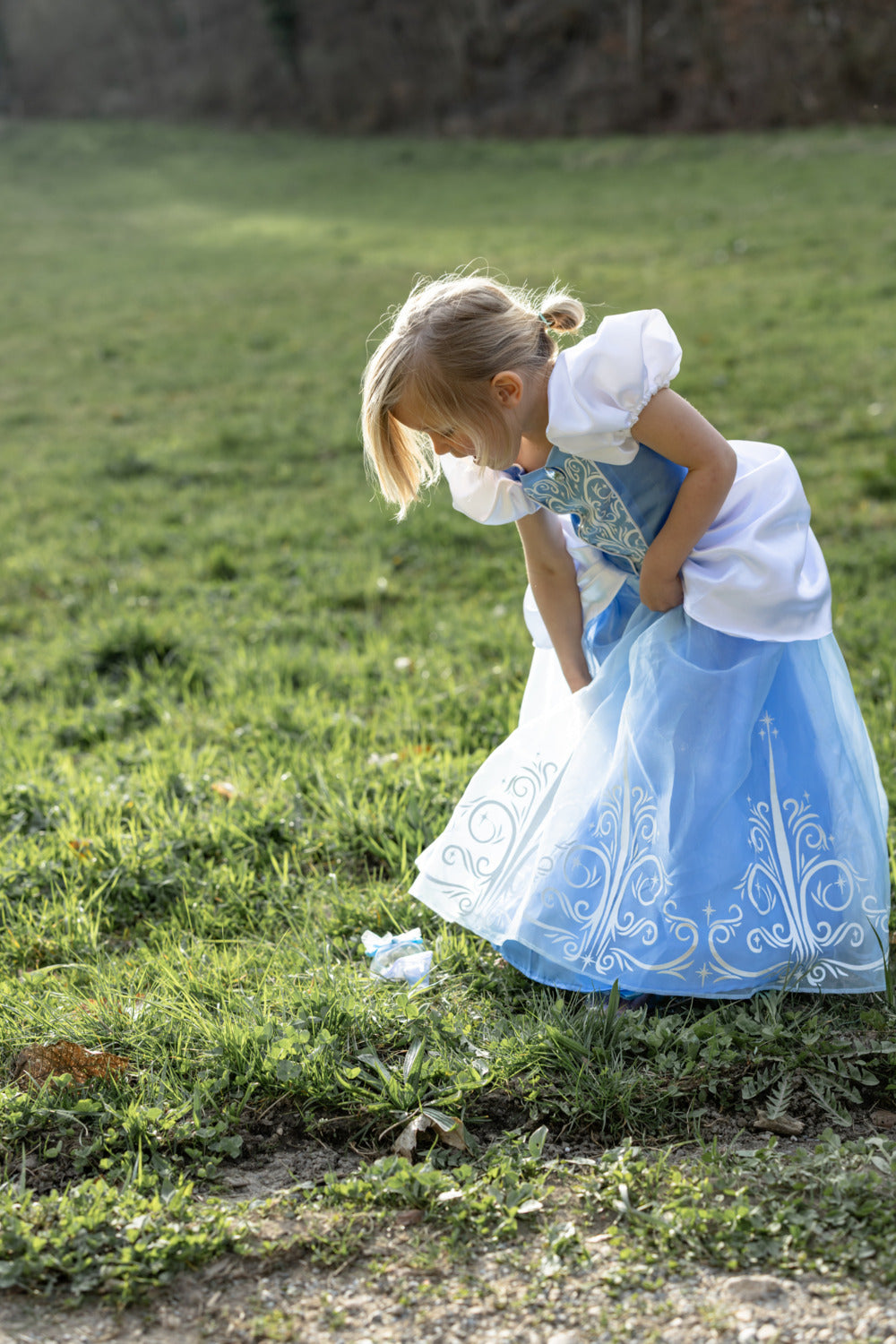 Once Upon a Princess Glass Slipper Dress (Size 7-8)