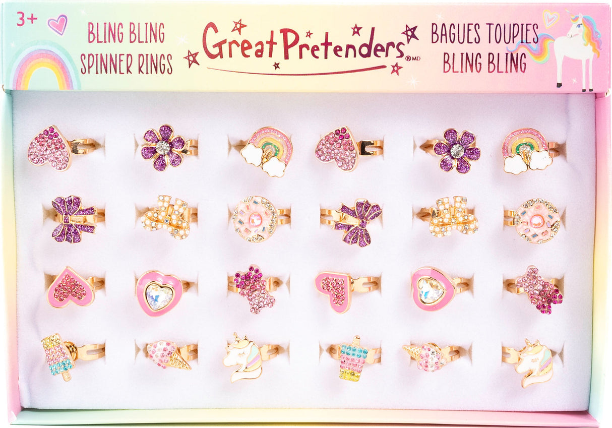 Bling Bling Spinner Rings (Assorted)