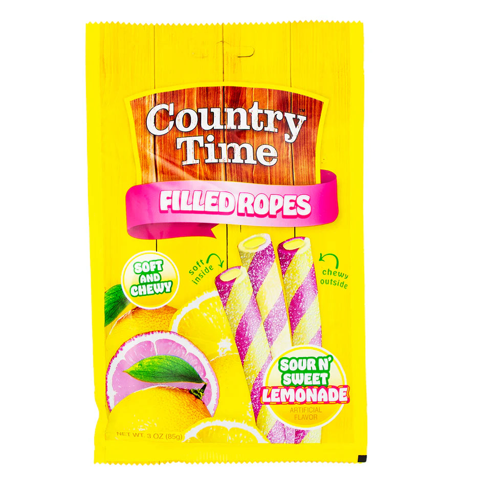 Country Time Filled Licorice Ropes Sour N Sweet Lemonade