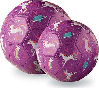 Size 3 Glitter Soccer - Unicorn Galaxy